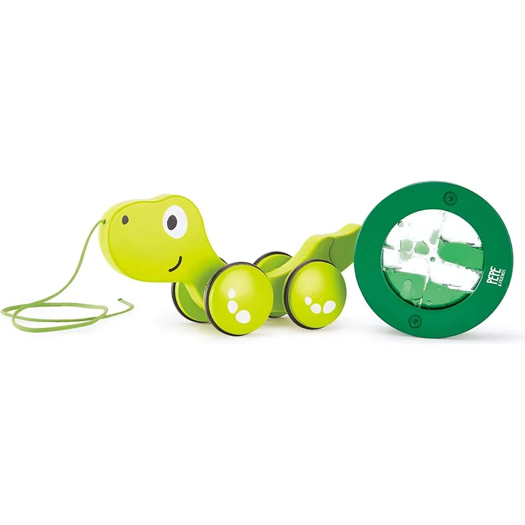 Hape E0354 Nachziehschildkröte Tito Spielzeug – Bild 4