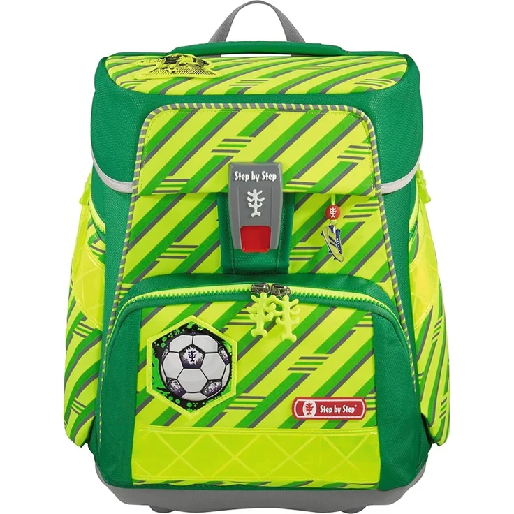 STEP BY STEP Schulranzen Set SPACE NEON 5-teilig "Funky Soccer" – Bild 3