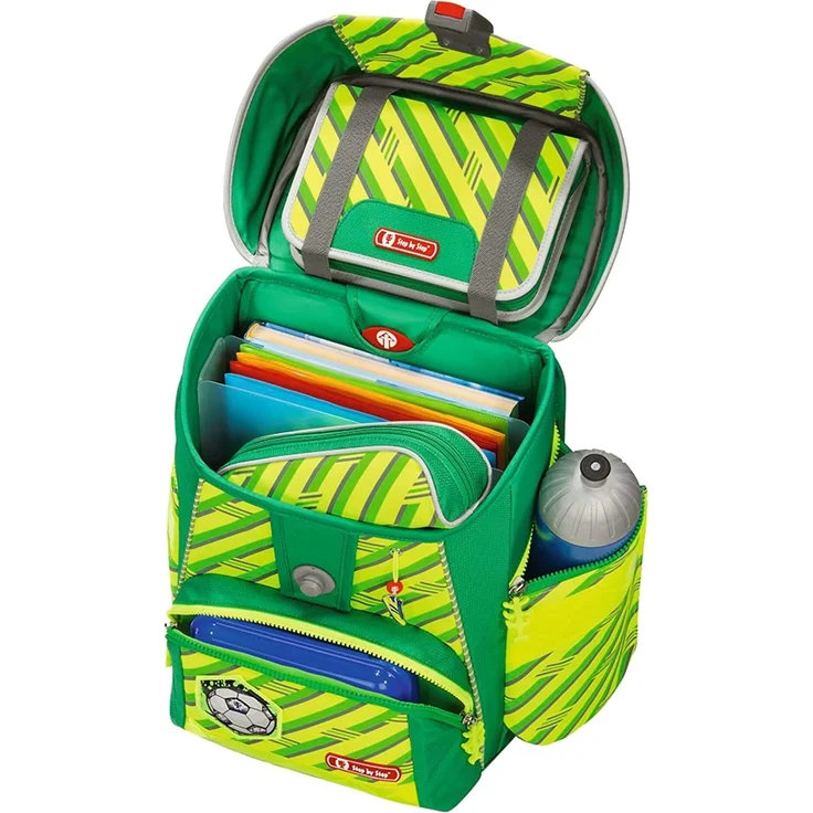 STEP BY STEP Schulranzen Set SPACE NEON 5-teilig "Funky Soccer" – Bild 6