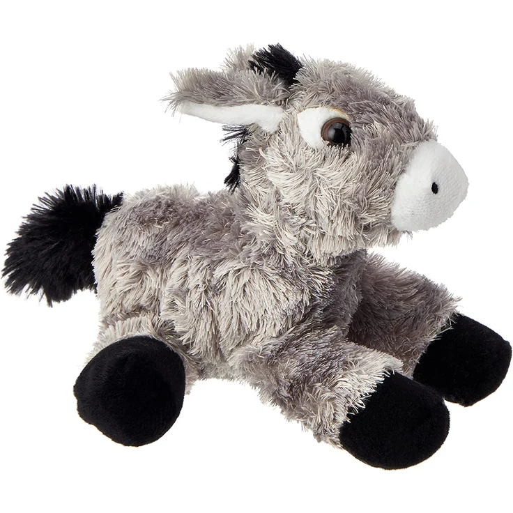Aurora, 12504, Mini Flopsie Esel, 20cm, Plüschtier, grau – Bild 1