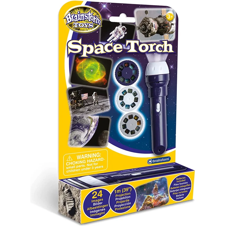 InVento Brainstorm Taschenlampenprojektor - Diashow Weltraum – Bild 1