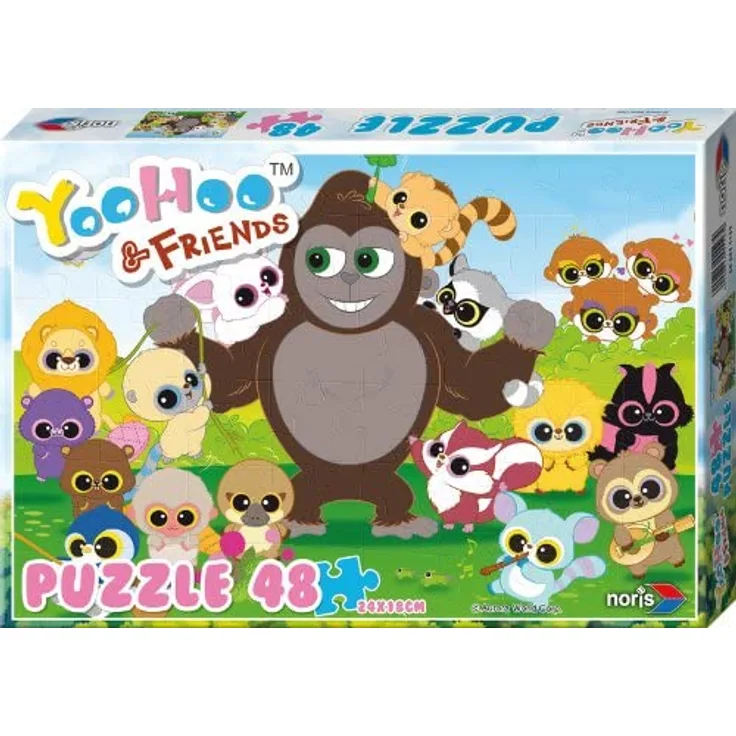 Noris 606031127 - Yoohoo and Friends - Puzzle, Frühling, 48 Teile