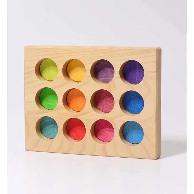 GRIMMS Sortierbrettchen Regenbogen