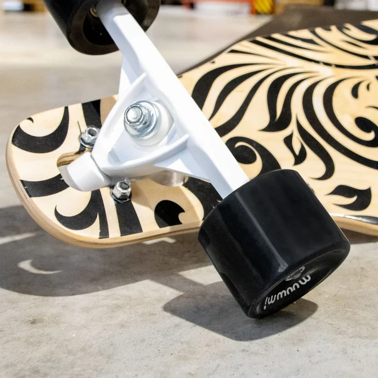 muuwmi Longboard ABEC 7 Wood – Bild 6