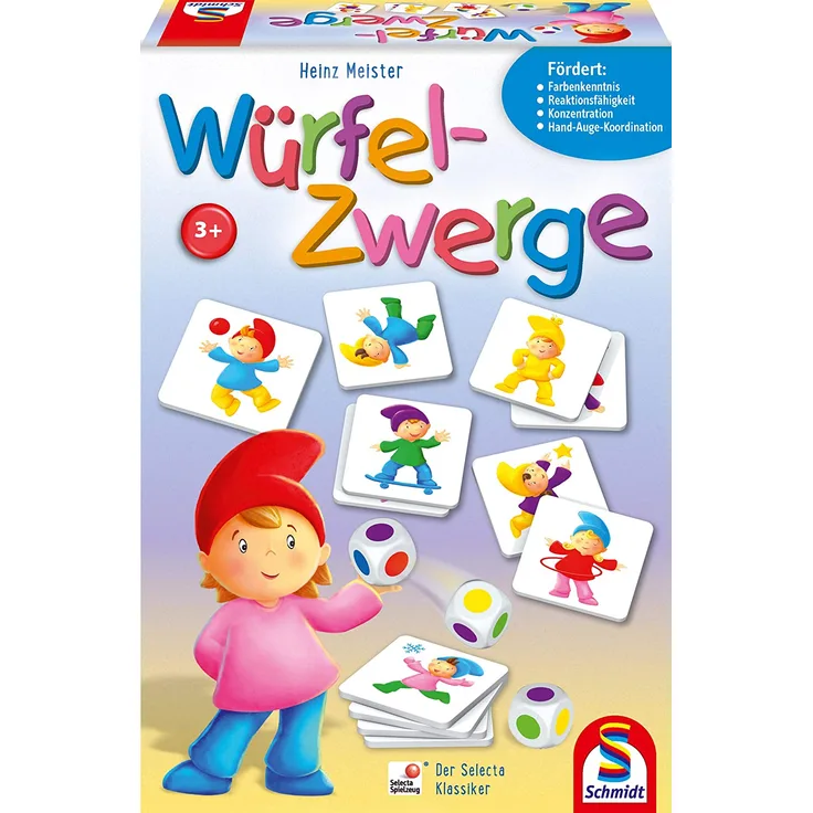 Schmidt Spiele 40596 Würfelzwerge, Lernspiel, bunt