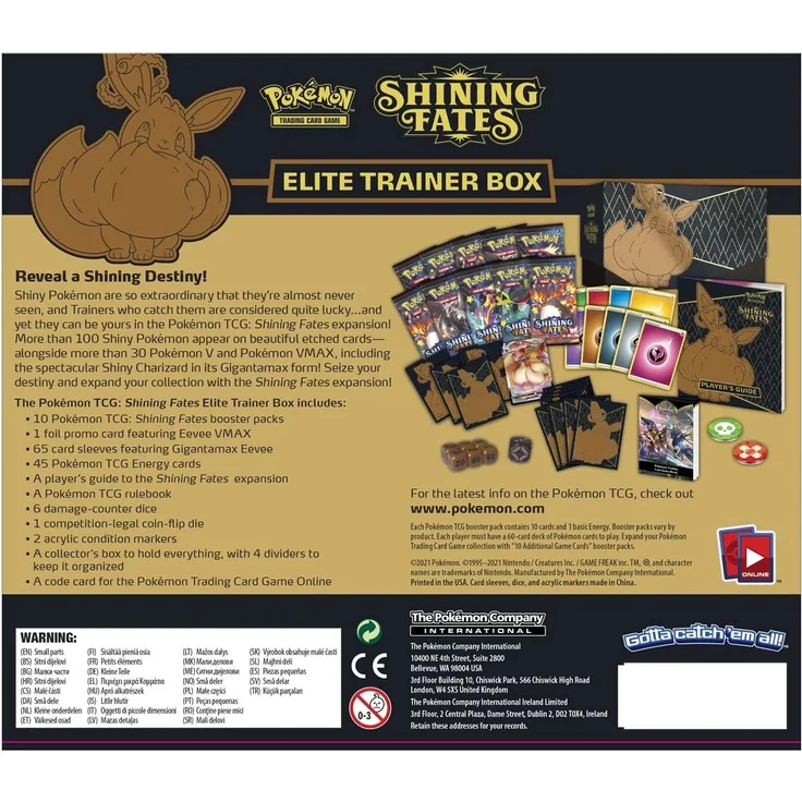 Pokemon Shining Fates (Glänzendes Schicksal) Elite Trainer Box – Bild 3