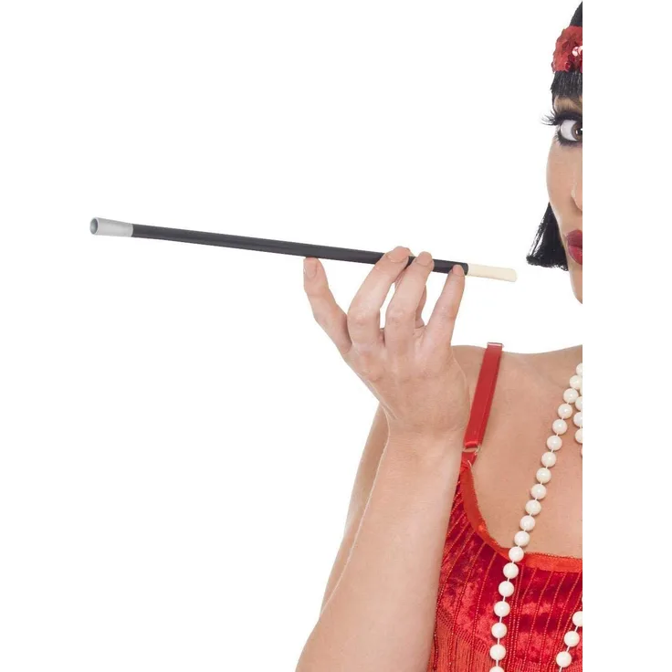 Smiffys 20er Jahre Stil Zigarettenhalter Schwarz, One Size