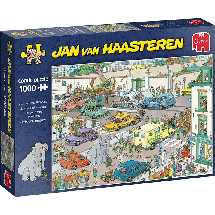puzzle Jan van Haasteren Jumbo Goes Shopping 1000 pcs.
