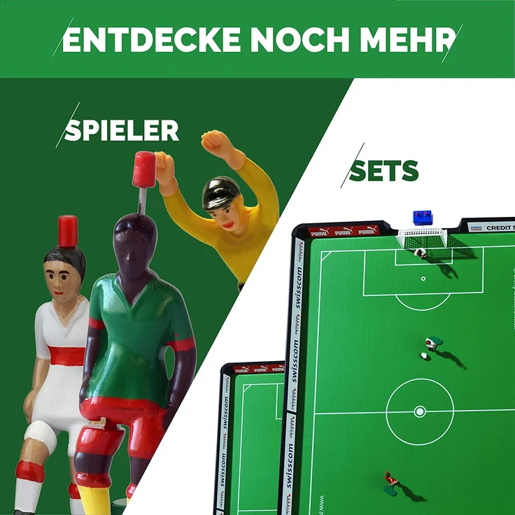TIPP-KICK Plastiktore-Set I 2-teiliges Set I Original Zubehör Spiel I Ersatzteile I Weiß – Bild 6