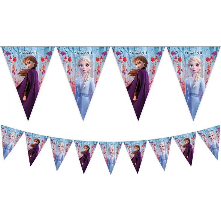 Gabbiano Frozen II Flaggenlinie 230 cm blau/lila