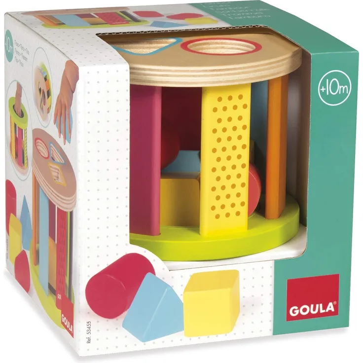 Goula Geometrisches Formen-Steckspiel Trommel