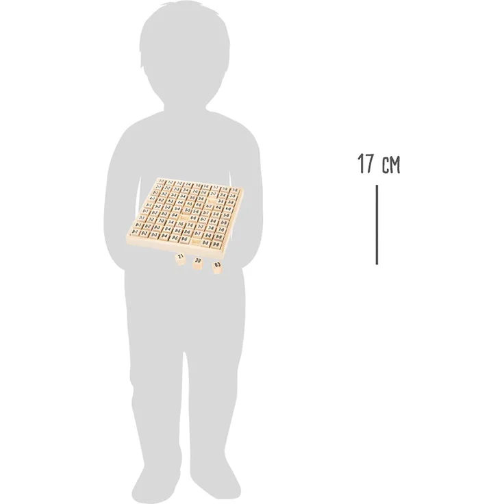 small foot 7583 Rechenbrett 'Das kleine 1x1' aus Holz, auf spielerische Art und Weise Rechnen lernen, ab 7 Jahre – Bild 10