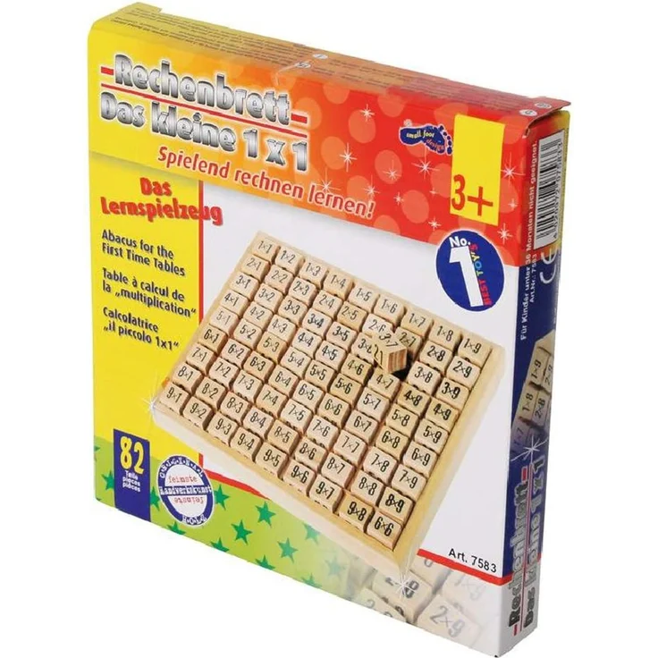 small foot 7583 Rechenbrett 'Das kleine 1x1' aus Holz, auf spielerische Art und Weise Rechnen lernen, ab 7 Jahre – Bild 8