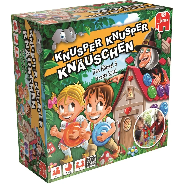 Jumbo Spiele - Knusper Knusper Knäuschen - Kinderspiel mit Hänsel und Gretel - Ab 4 Jahren - Art. Nr. 19713 – Bild 1