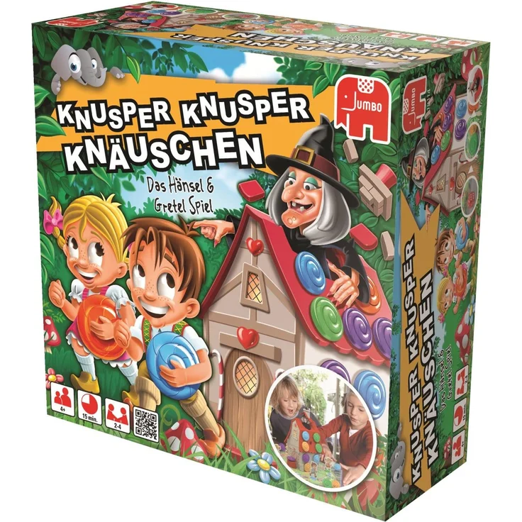 Jumbo Spiele - Knusper Knusper Knäuschen - Kinderspiel mit Hänsel und Gretel - Ab 4 Jahren - Art. Nr. 19713 – Bild 9