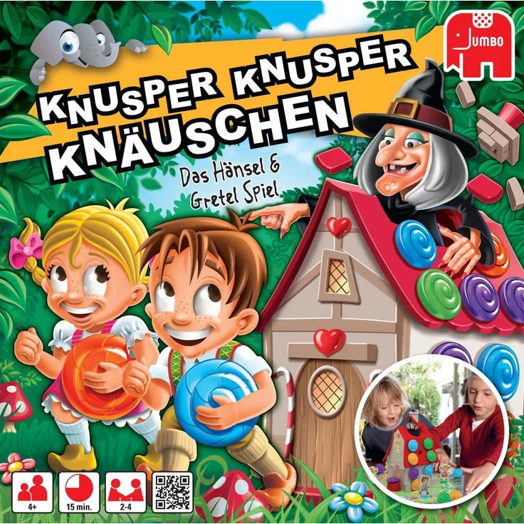 Jumbo Spiele - Knusper Knusper Knäuschen - Kinderspiel mit Hänsel und Gretel - Ab 4 Jahren - Art. Nr. 19713 – Bild 5