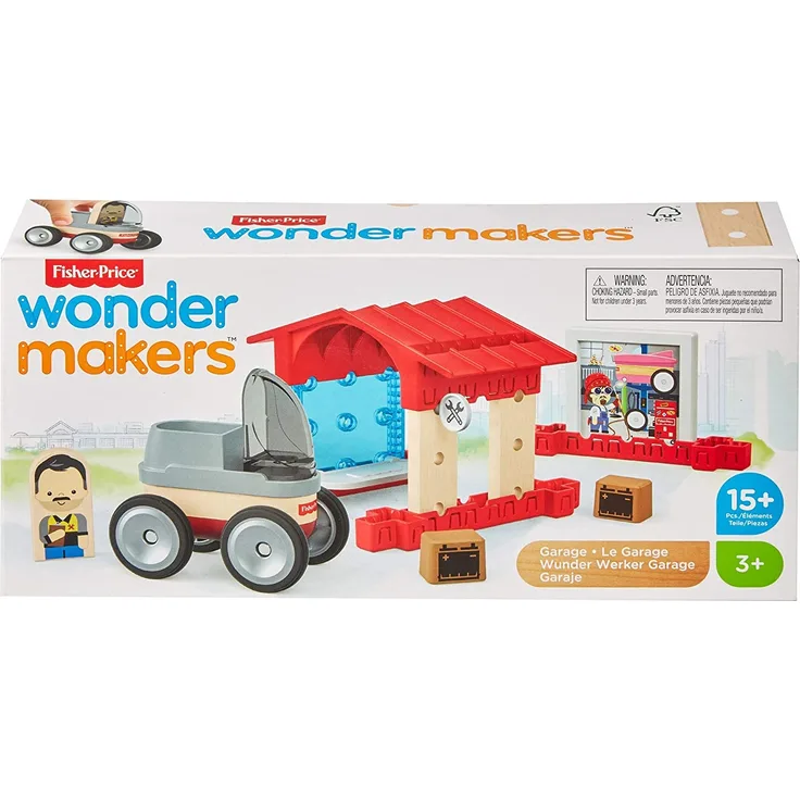 bausatz Wonder MakersGaragenholz 15-teilig