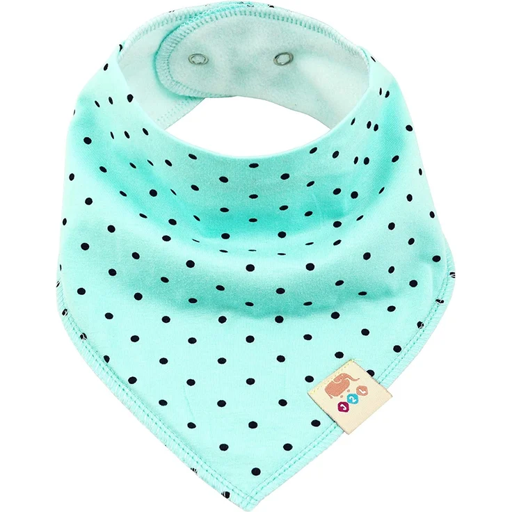 Baby Dreieckstücher 8 Stück Halstuch süße unisex aus Baumwolle mit verstellbaren Druckknöpfen Spucktuch Lätzchen für Kleinkinder Jungen und Mädchen (Set Unisex) – Bild 2
