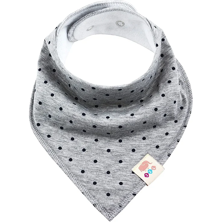 Baby Dreieckstücher 8 Stück Halstuch süße unisex aus Baumwolle mit verstellbaren Druckknöpfen Spucktuch Lätzchen für Kleinkinder Jungen und Mädchen (Set Unisex) – Bild 5