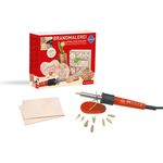 Komplett ausgestattetes Bastelset Brandmalerei mit Brandmalkolben, Brennspitzen, Brennstempeln und Holzplatten, zum Verzieren von Holz und anderen Materialien - Preisvergleich