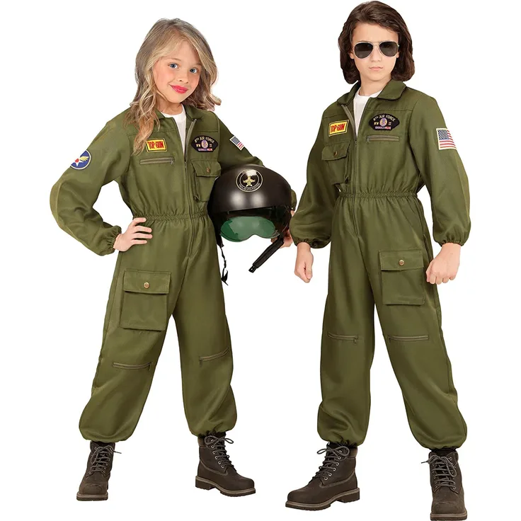 Widmann - Kinderkostüm Kampfjet Pilot