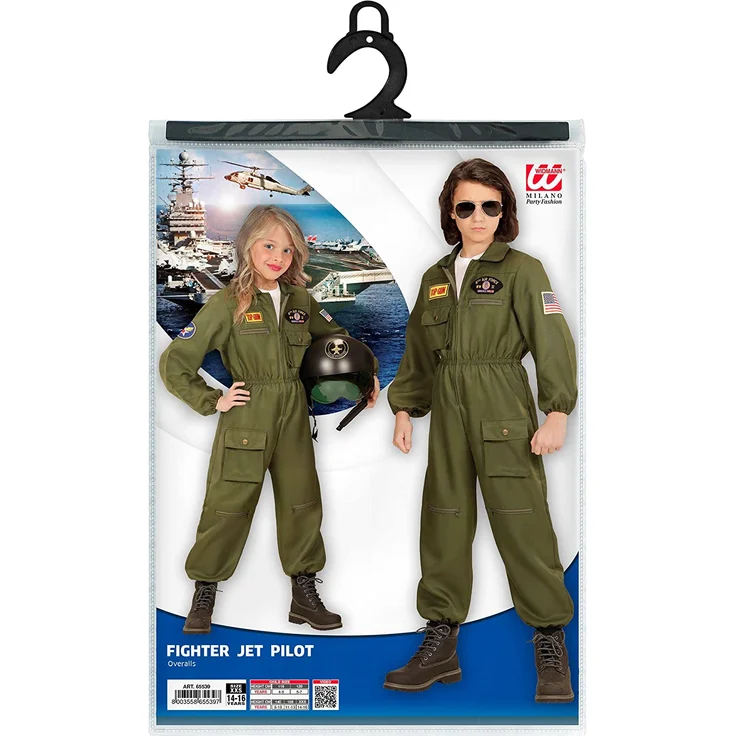 Widmann - Kinderkostüm Kampfjet Pilot – Bild 5
