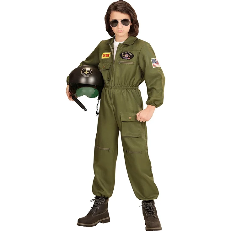 Widmann - Kinderkostüm Kampfjet Pilot – Bild 2