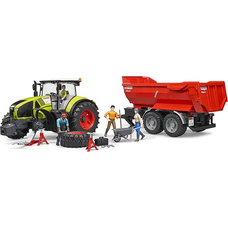 Bruder 03012 'Claas Axion 950' Spielzeugtraktor grün, Maßstab 1:16 – Bild 7