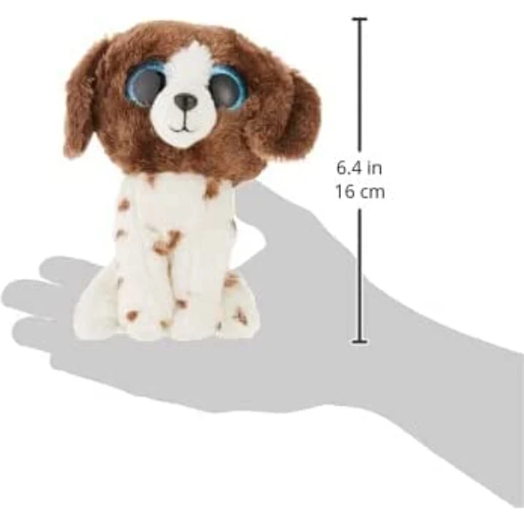 Meteor Mascot Ty Beanie Boos Dog brown and white - Muddles 15 cm – Bild 3