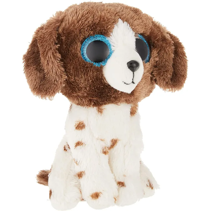 Meteor Mascot Ty Beanie Boos Dog brown and white - Muddles 15 cm