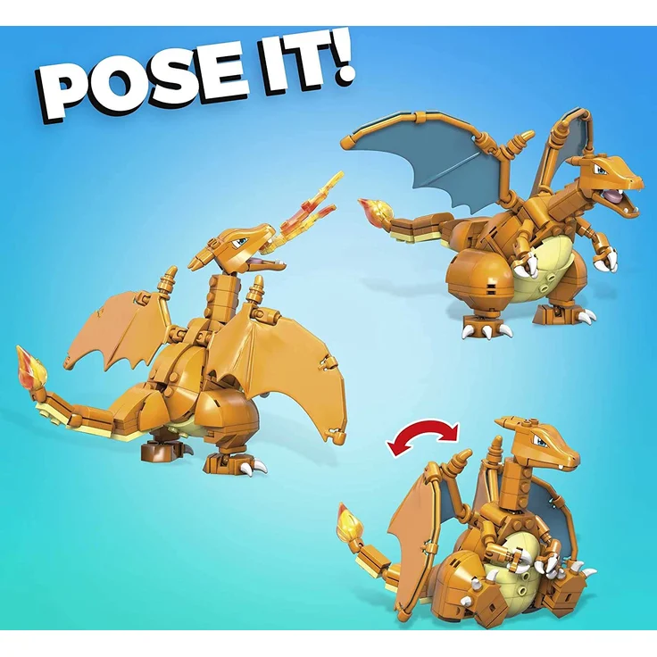 Mattel GWY77 Mega Construx Pokémon Charizard Glurak – Bild 7