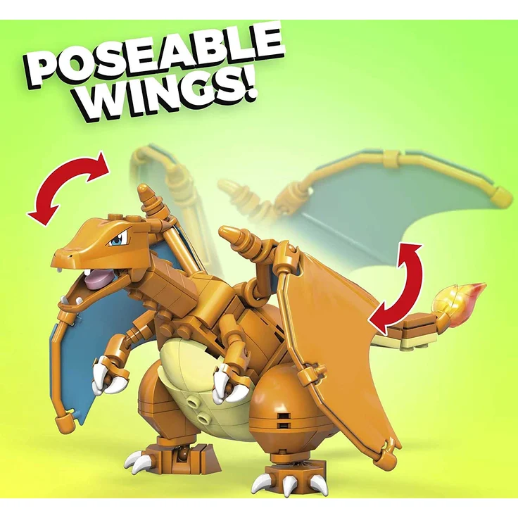 Mattel GWY77 Mega Construx Pokémon Charizard Glurak – Bild 8