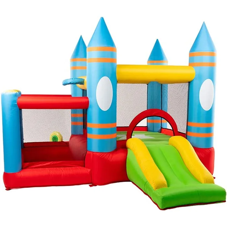 HOME DELUXE Aufblasbare Hüpfburg FABI