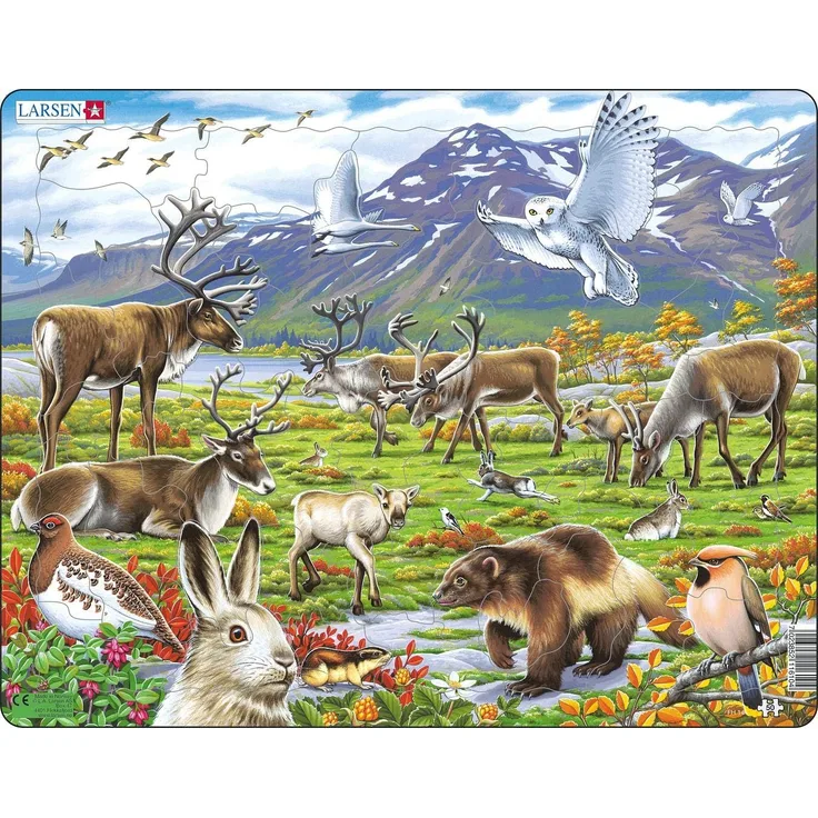 Puzzle - Tiere in Nordeuropa