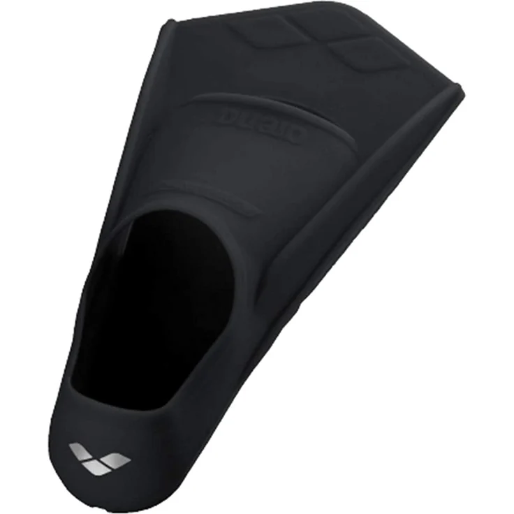 arena Unisex Wettkampf Trainingsflossen Kurzflossen Powerfin zur Verbesserung der Beintechnik, Black-Silver (51), 33-34 – Bild 2