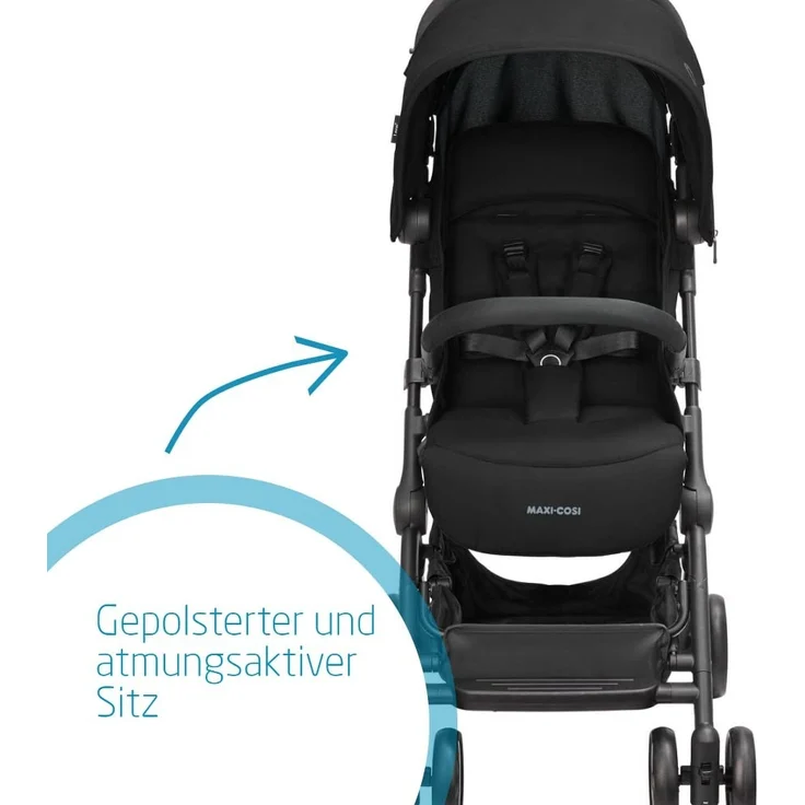 Maxi-Cosi 'Lara2' Buggy 2021 Essential Black – Bild 3