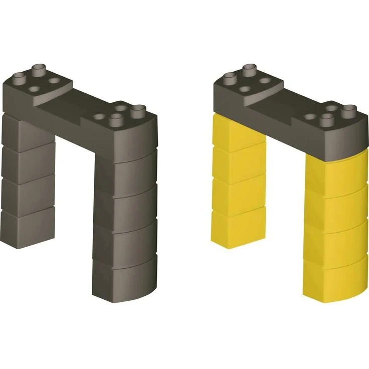 Märklin my world 72221 - Baustein-Set „Hochbahn Steigung & Gefälle“, Spur H0 – Bild 3