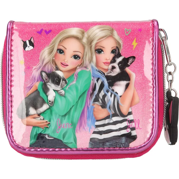 Depesche 10767 Portemonnaie TOPModel Friends, pink, ca. 12 x 10 x 3 cm