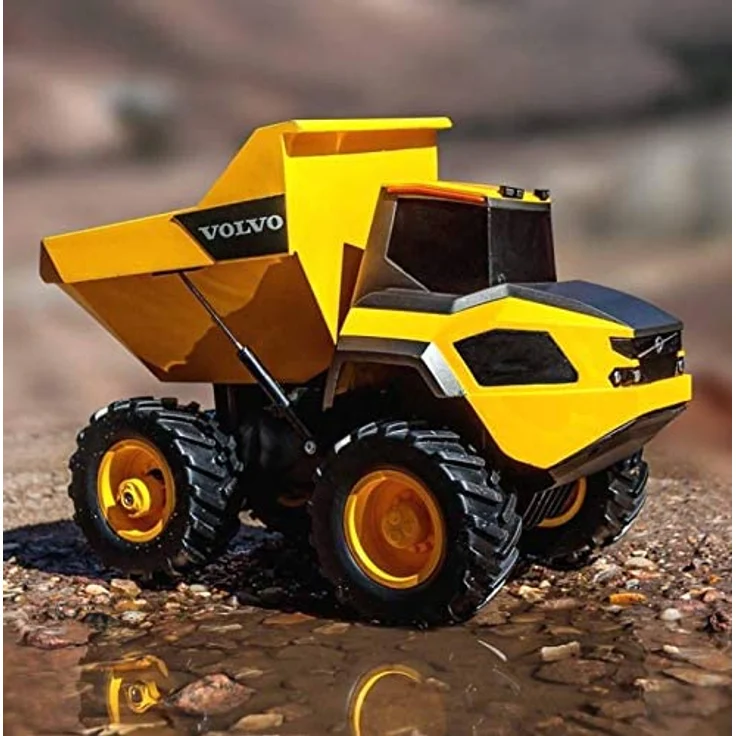 Maisto Tech R/C Volvo A25 Hauler: Ferngesteuerter Kipper mit Kippfunktion, mit Stick-Controller, ab 8 Jahren, 30 cm, gelb (582056) – Bild 9