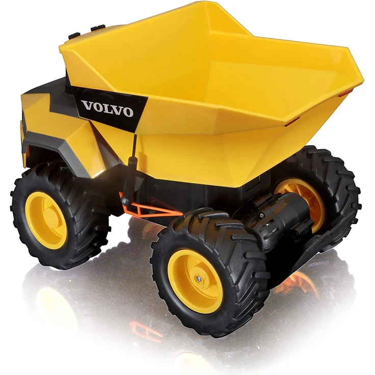 Maisto Tech R/C Volvo A25 Hauler: Ferngesteuerter Kipper mit Kippfunktion, mit Stick-Controller, ab 8 Jahren, 30 cm, gelb (582056) – Bild 4