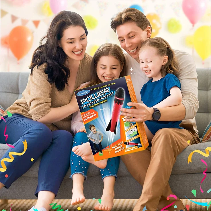 EUCOCO Raketen Spielzeug für Kinder, Spielzeug Junge 3 4 5 6 7 8 Jahre Kleine Geschenke für Kinder ab 3-9 Jahre Jungen Spielzeug für Draußen Rakete Spielzeug Mädchen Weihnachten Geschenke – Bild 7