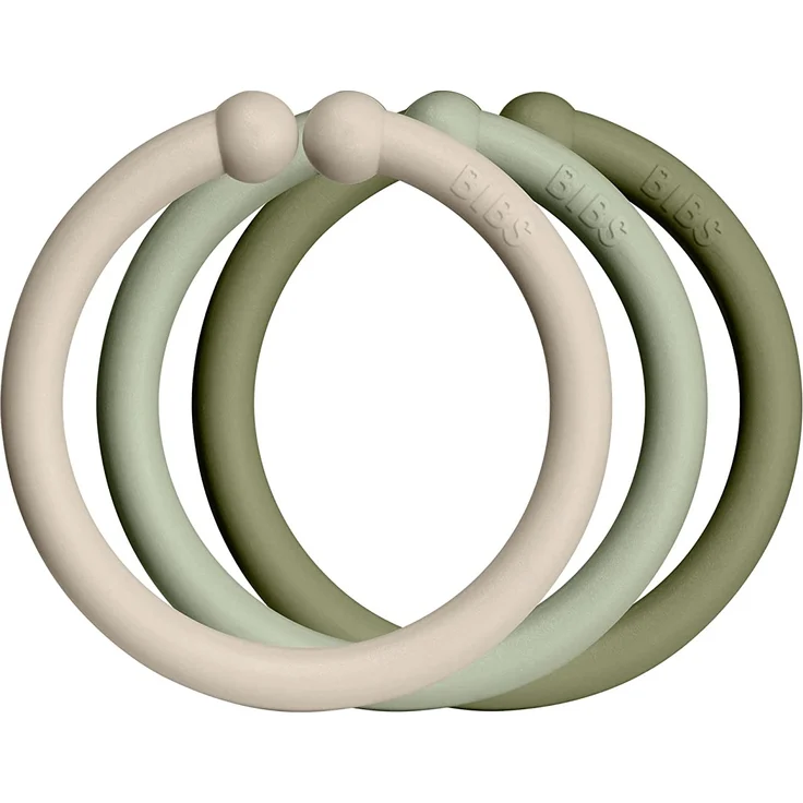 BIBS Loops vanilla/sage/olive (Bibs) – Bild 1