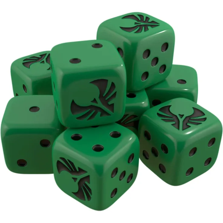 Gale Force Nine GF9ST008 - Star Trek Ascendancy: Dice Expansion - Romulan, 9 Würfel