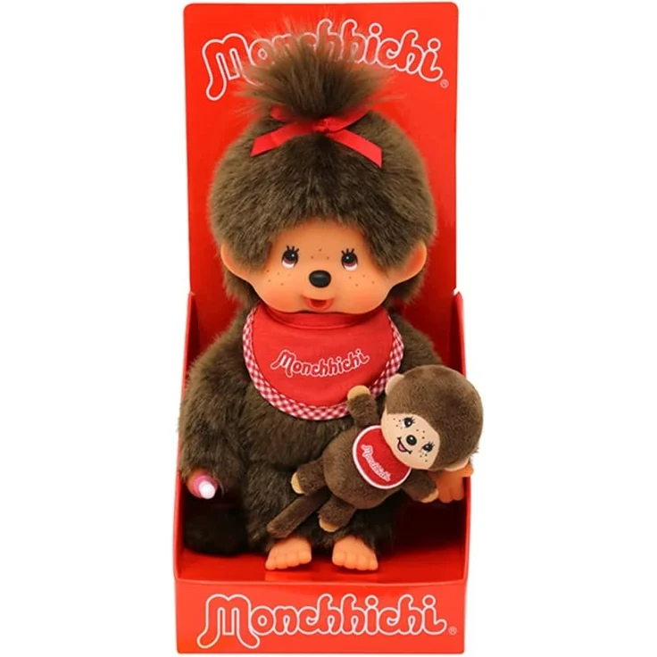 Monchhichi Girl + Mini Monchhichi – Bild 1