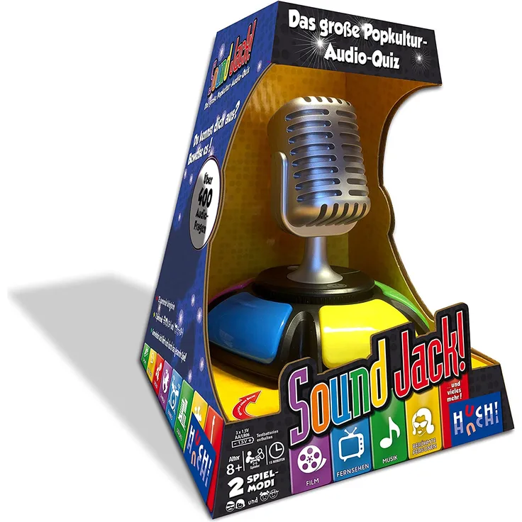 Hutter Trade 061829 Sound Jack akustisches Quiz-Spiel, Mehrfarbig