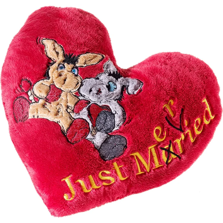 Heunec 681972 - My Little Murphy Herzkissen, Just Married