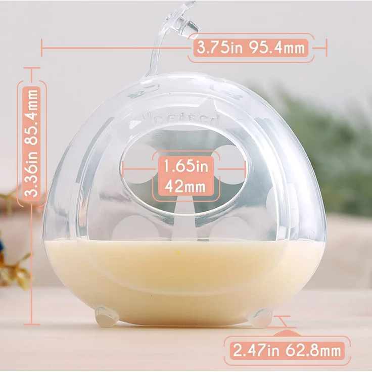 haakaa 75ML Milchauffangschalen, Silikon Auffangbehälter für Muttermilch, Auslaufsichere und Rutschfest, Frei von BPA, 2 Stück - Preisvergleich – Bild 8
