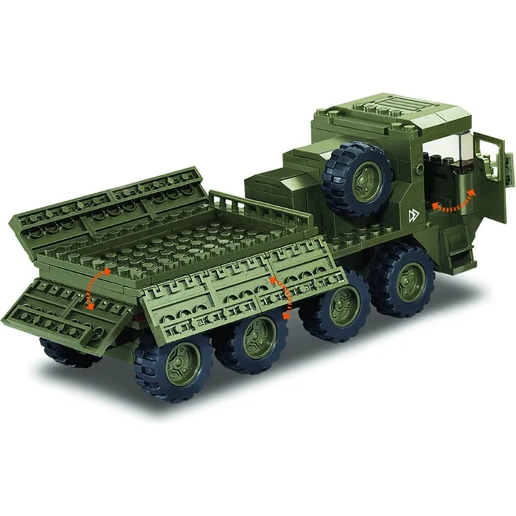 Sluban ARMY M38-B0302 - Mobile Flak - Flugabwehrgeschütz-Wagen - 306 Teile – Bild 2