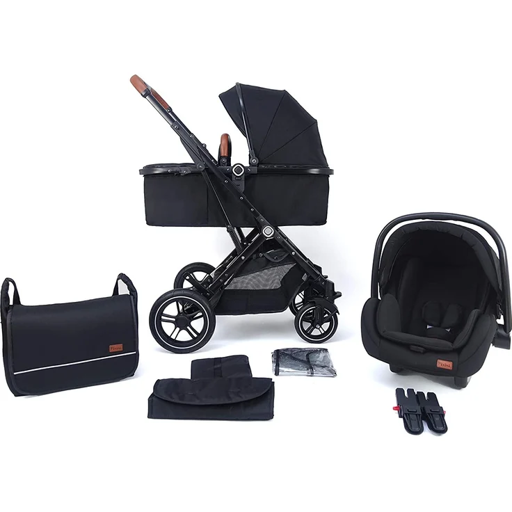 Pixini 'Lania' Kombikinderwagen 3in1 Black Edition – Bild 1