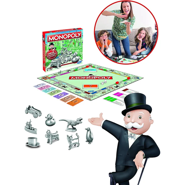 Hasbro 'Monopoly Game' Brettspiel, ab 8 Jahren, 2 - 6 Spieler, 90 min Spielzeit – Bild 5